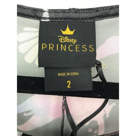 Torrid Disney The Little Mermaid Midi Mesh T-Shirt Dress Black 2X NEW - Picture 5 of 9